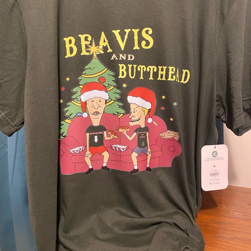 Beavis and Butt-Head Christmas T-Shirt